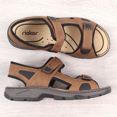 17. Rieker M 26156-25 RKR447B Velcro Sandals