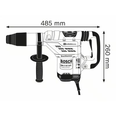 4. GBH 5-40 DCE 1150W BOSCH hammer drill