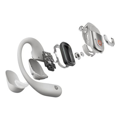 3. Shokz OpenFit 2+ Wireless In-Ear Headphones Gray