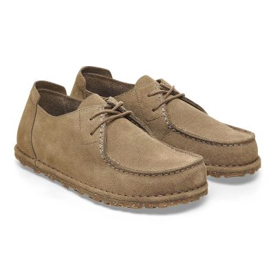 5. Birkenstock Men's Moccasins UTTI LACE 1027274 GRAY TAUPE (Standard Width)