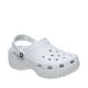 2. Crocs Classic Platform Women's Clogs Off-White 206750 1NK