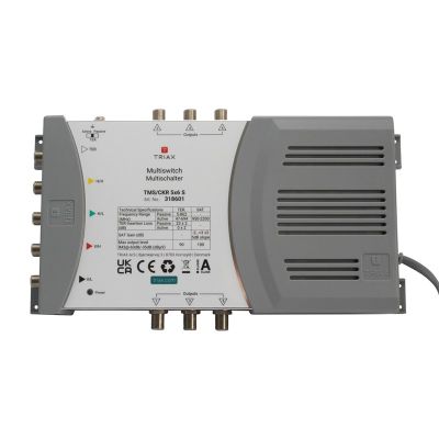 4. Triax 318601 satellite multiswitch 5 inputs 6 outputs