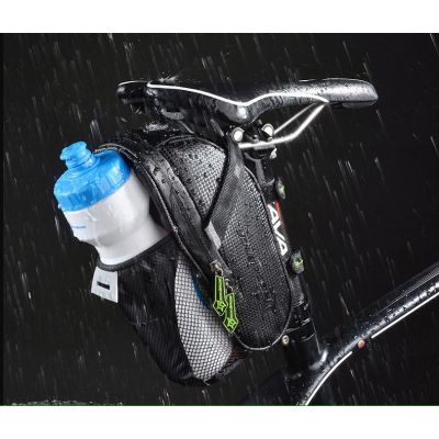 4. Rockbros C7-1 waterproof bicycle bag with saddle mounting 1.5l - black