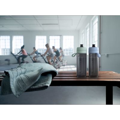 7. Brita Active filter bottle pastel green 2 discs