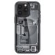 11. Spigen Ultra Hybrid Mag Case with MagSafe for iPhone 15 Pro - Dark Gray (Zero One Pattern)