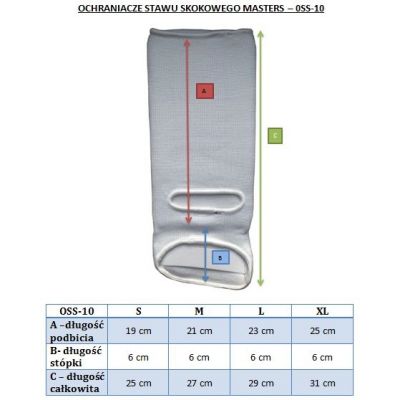 5. MASTERS OSS-10 Flexible Ankle Protector