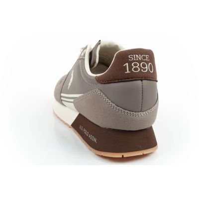 5. US Polo Assn sports shoes sneakers men's fashionable comfortable brown