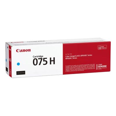 2. Canon 075 H toner cartridge 1 pc. Original Cyan