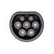 2. AKYGA EV Type 2 Plug, 3-Phase 32 A, Female, AK-SC-E17