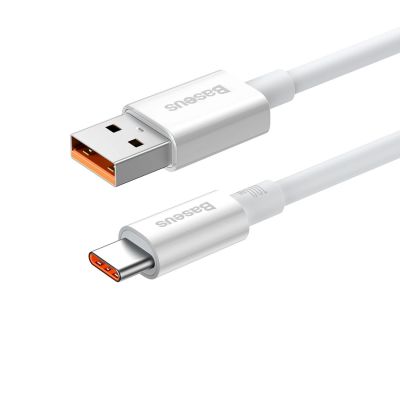 2. Baseus Superior Series 100W USB-A - USB-C Cable 2m - White