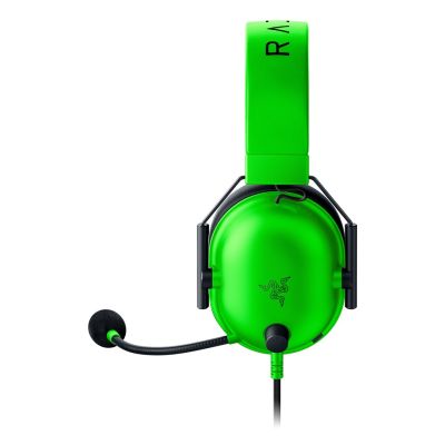 3. Razer BlackShark V2 X Wired Headband Gaming Headset Green, Black