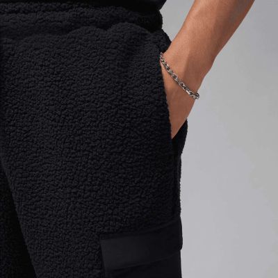 3. Men's Air Jordan Flight Sherpa Pants Black - FV7450-010