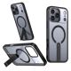 3. Hybrid Armor X case for iPhone 17 Pro with MagSafe-compatible stand - black
