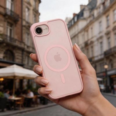 5. Tech-Protect BasicMag MagSafe Case for iPhone 16e / 17e - Matte Pink