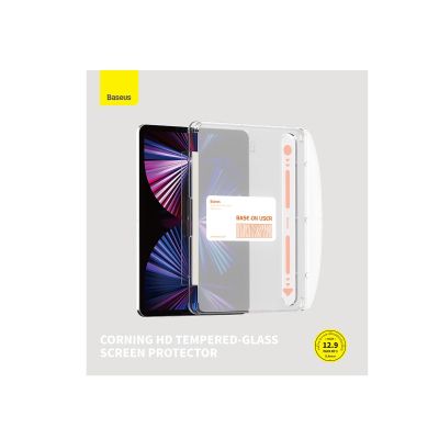 4. Baseus Crystal tempered glass for iPad Pro 12.9'' (2018/2020/2021/2022) + mounting kit - transparent