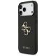 2. Guess Grained Big 4G & Classic Logo case for iPhone 17 Pro Max - black