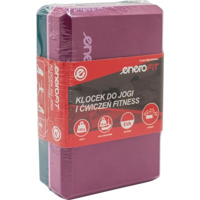 3. BLOCK CUBE FOR EXERCISES YOGA PILATES FITNESS TRICOLOR ENERO FIT