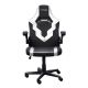 3. TRUST GXT703W RIYE GAMING CHAIR WHITE gaming chair