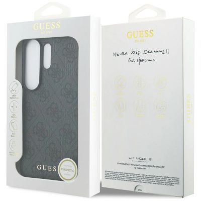 7. Guess 4G Classic Logo Charm MagSafe case for Samsung Galaxy S26 Ultra - black