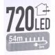 2. CHRISTMAS TREE LIGHTS 720 LED WARM WHITE LIGHT CHAIN