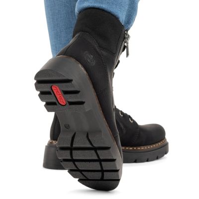 7. Comfortable Women’s Black Hiking Boots Rieker 76720-00