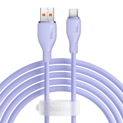 Baseus Pudding 100W USB-A - USB-C Cable 2m - Purple