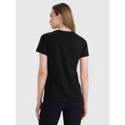 2. Women's regular printed T-shirt 4F 4FRSS25TTSHF3162-20S