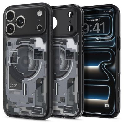 Spigen Ultra Hybrid MagSafe Zero One Case for iPhone 18 Pro / 17 Pro - Black