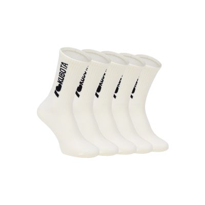 6. Kubota 5-pack of i love kubota socks cream K25SS-300-002-01-5