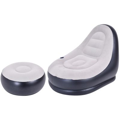 16. DELUXE INFLATABLE CHAIR WITH FOOTREST 125x100x85CM 22321