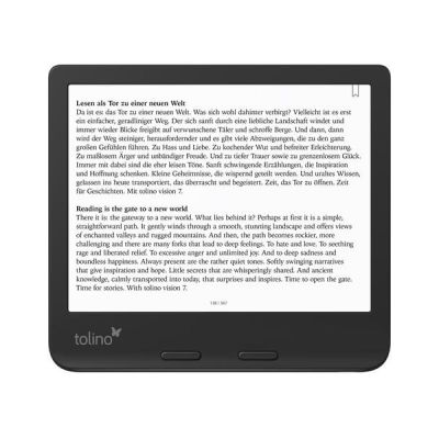 8. tolino vision color e-book reader