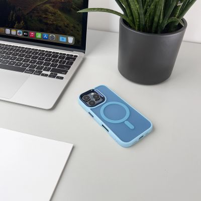 7. Wozinsky Fashion Case MagSafe for Samsung Galaxy S25 - Blue