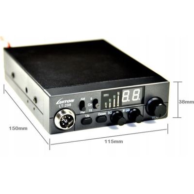11. CB Radio LUITON LT-298 ASQ 12V/24V with cigarette lighter plug