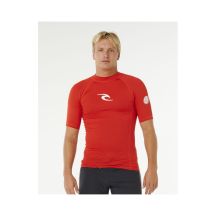 Men's Lycra RIP CURL Waves Upf Perf S/S red