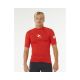 Men's Lycra RIP CURL Waves Upf Perf S/S red