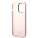 7. Karl Lagerfeld Silicone Ikonik case for iPhone 14 Pro Max - pink