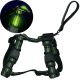 DOG HARNESS WITH REFLECTIVE TAPE 44 -57 CM MEDIUM WITH LEASH