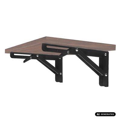 9. MACLEAN FOLDING WALL SHELF BRACKET MACLEAN FOLDING WALL SHELF BRACKET, MIN 250MM, MAX 500MM, MAX 50KG, 2 PIECES, M
