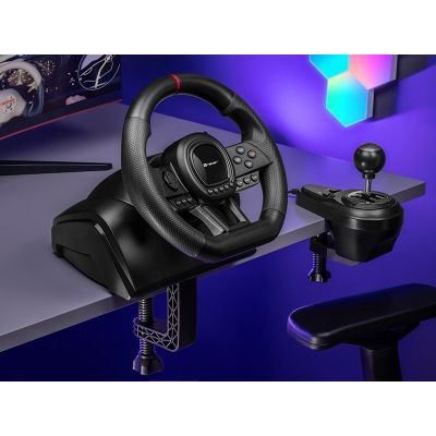 55. TRACER STEERING WHEEL SIMRACER MANUAL GEARBOX 6 IN 1
