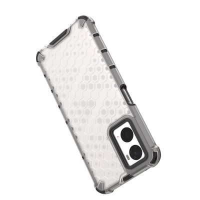 13. Honeycomb case armored cover with gel frame Oppo A76 / Oppo A36 / Realme 9i transparent