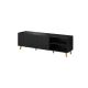 7. TV cabinet PAFOS 150x40x52 black matt