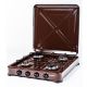 4. Ravanson K-04BR 4-burner adjustable gas stove (brown)