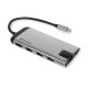VERBATIM MULTIPORT USB-C 3.1, 3X USB 3.0, HDMI 4K, RJ45, SD/MICRO SD 49142