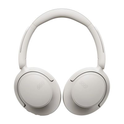 8. QCY H3S Wireless On-Ear Headphones with LDAC and ANC Noise Cancellation - White