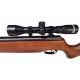3. Marksman Beaver 2096 wood air rifle + scope cal. 4.5 mm Ekp