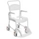 2. Etac Clean toilet and shower trolley, seat width/height 48x55 cm, snow white