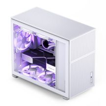 Jonsbo D31 MESH Micro-ATX Case, Tempered Glass - White