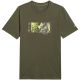 2. Men's T-shirt 4F M2823 khaki 4FWSS26TTSHM2823 43S