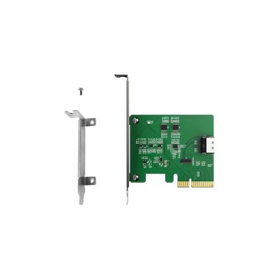 4. IcyDock MCIO 4i to PCle 5.0 x4 PCle Adapter with Redriver