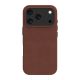 4. dbramante 1928 Roskilde MS - leather case for iPhone 17 Pro compatible with MagSafe (dark tan)
